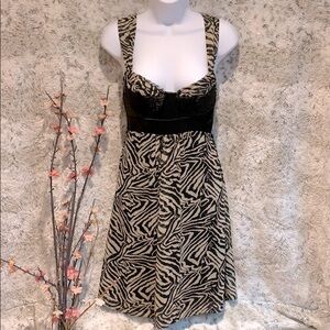 Zebra Print Dress by Guess